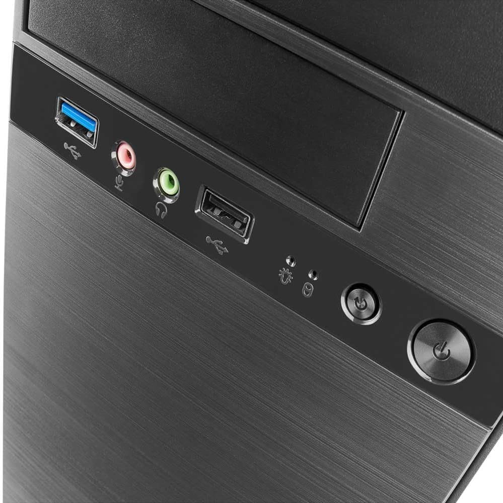 Tacens Anima AC4 - PC Gehäuse, Mini Tower, microATX, Aluminiumoberfläche, USB 3.0, AC4