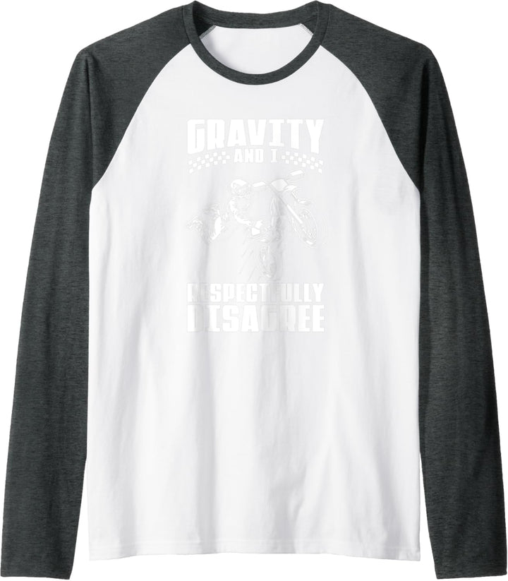 MX Motocross Biker Dirt Bike - Schwerkraft Supercross Raglan