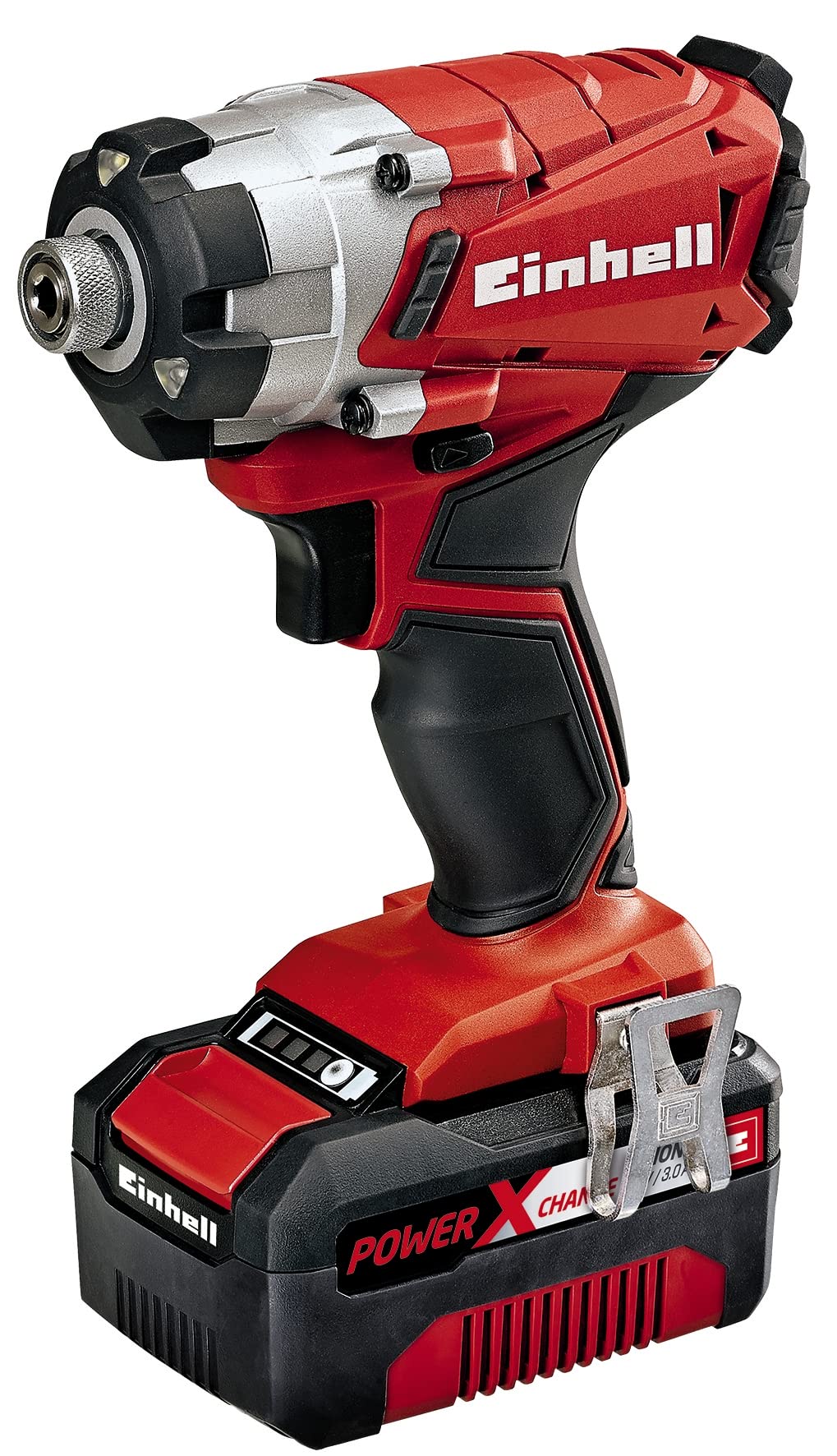 Einhell Akku Schlagschrauber TE-CI 18 Li Power-X-Change (Lithium Ionen, 18 V, 140 Nm, 3 Power LED's,