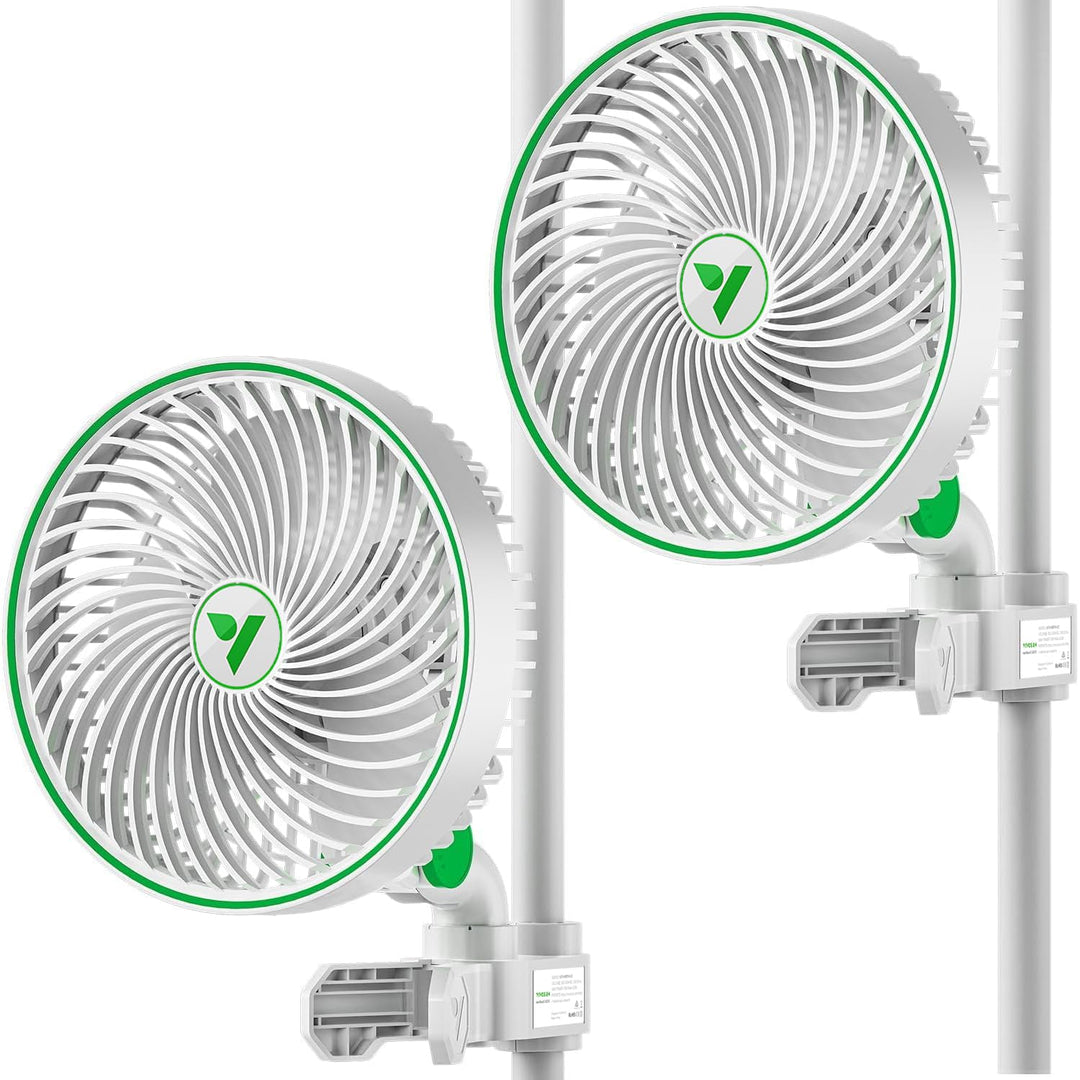 VIVOSUN AeroWave E6 Gen2 Growzelt-Clip-Ventilator150 mm, EC-Motor, Smarte WLAN-Steuerung,10-stufiger