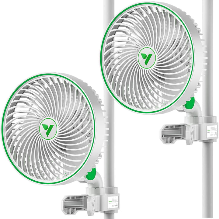 VIVOSUN AeroWave E6 Gen2 Growzelt-Clip-Ventilator150 mm, EC-Motor, Smarte WLAN-Steuerung,10-stufiger