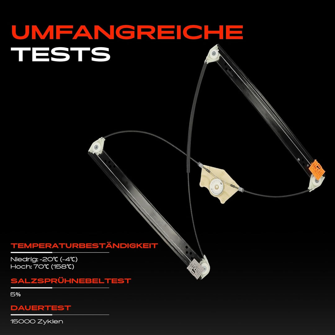 Frankberg Fensterheber Vorne Rechts Kompatibel mit C-a-y-e-n-n-e 955 T-o-u-a-r-e-g 7LA, 7L6, 7L7 SUV
