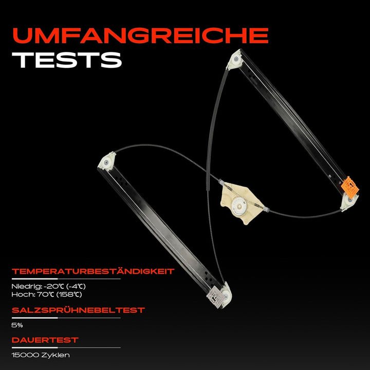 Frankberg Fensterheber Vorne Rechts Kompatibel mit C-a-y-e-n-n-e 955 T-o-u-a-r-e-g 7LA, 7L6, 7L7 SUV