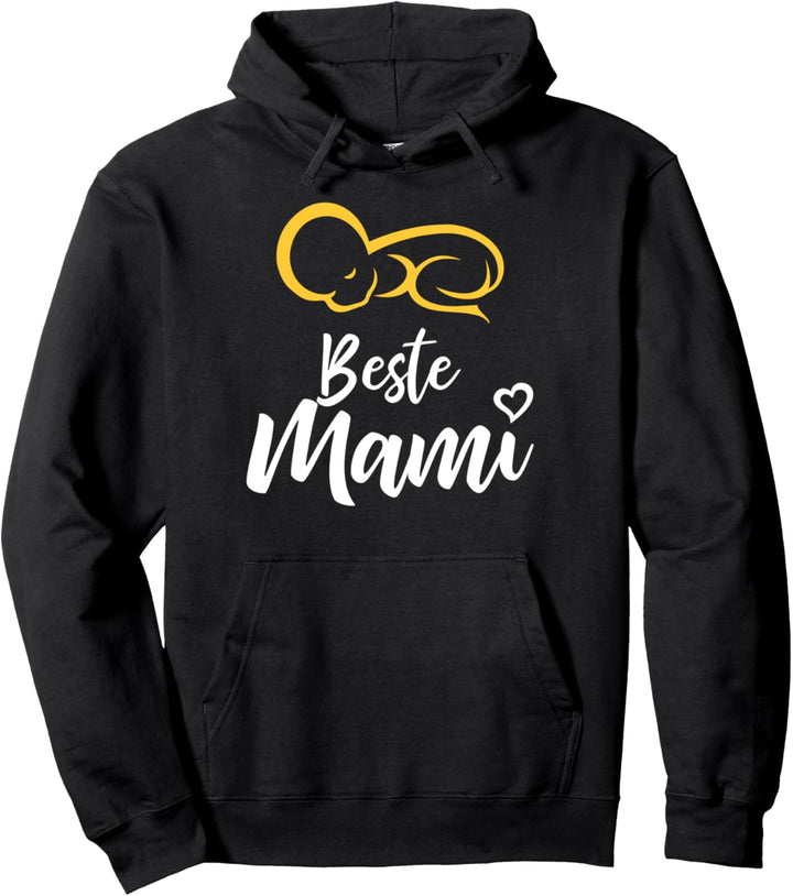 Auf Mami schläft man am besten - Kreissaal Schwangerschaft Pullover Hoodie