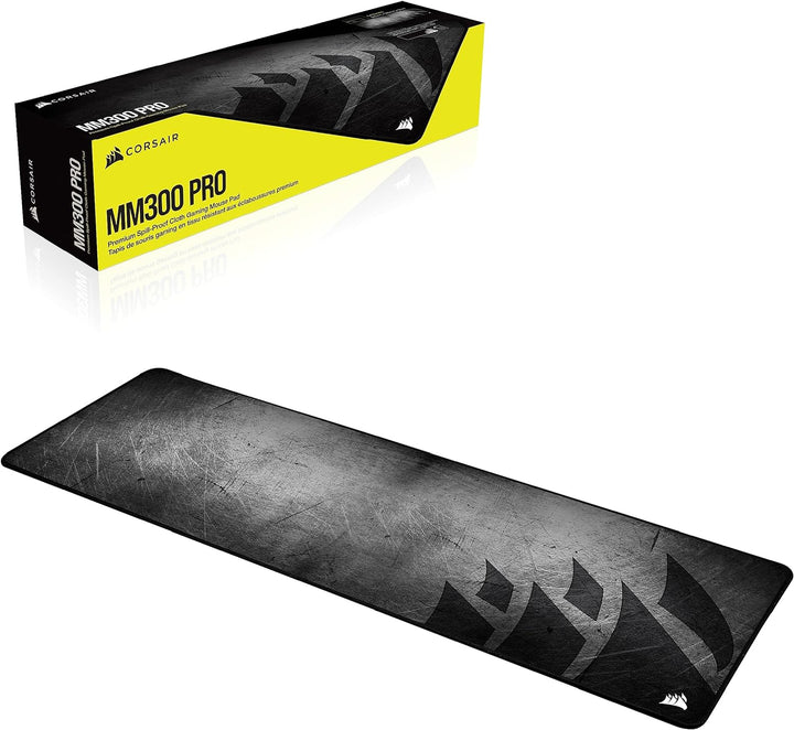 Corsair MM300 PRO Spritzwassergeschütztes Premium-Gaming-Mauspad aus Stoff (Fläche 93 × 30 cm, Mikro