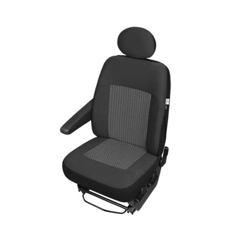 Eleganete Stoff Fahrersitzbezug Sitzschoner Sitzbezug perfekte Schutz kompatibel mit Mercedes Vito K