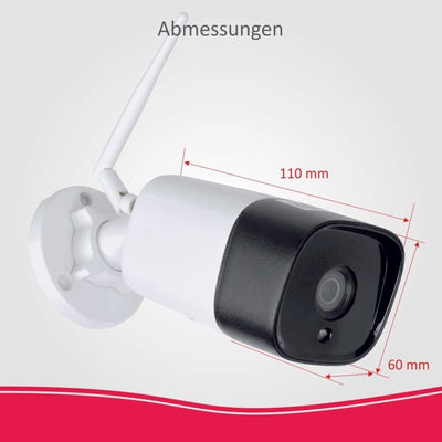 ELRO AS90CAB Full-HD-Aussenkamera für das Alarmsystem AS90S Home+, Zubehör Zubehör Aussenkamera, Zub