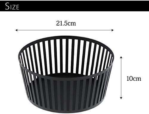 Fruit basket deep - Tower - black Schwarz, Schwarz