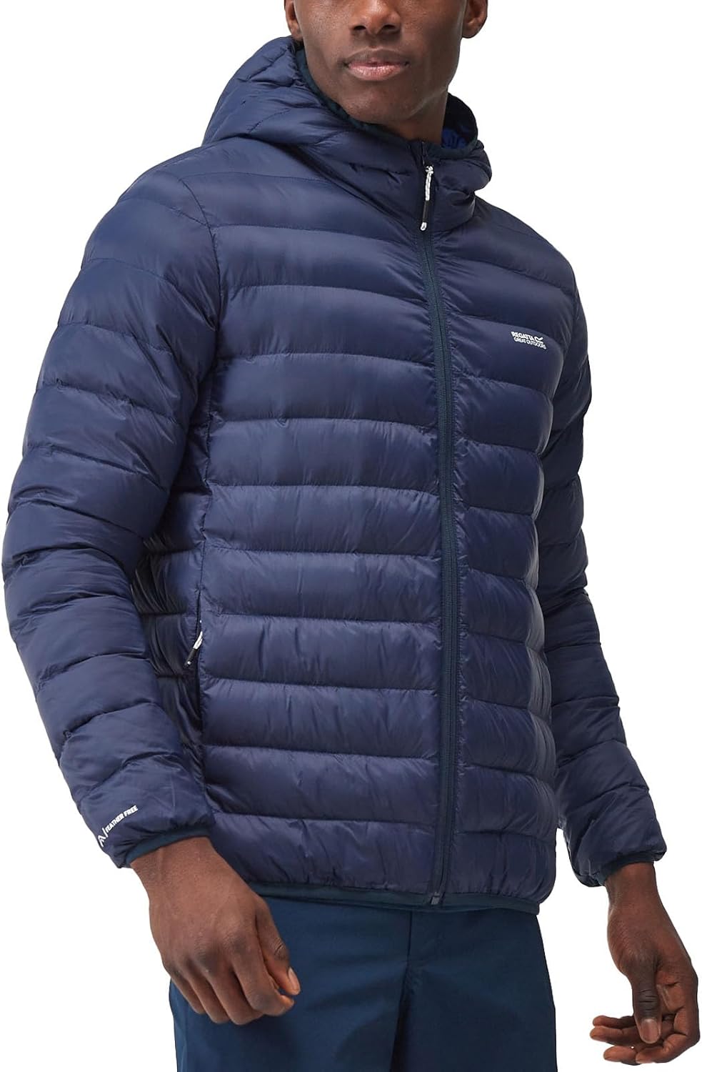 Regatta Herren Mens Marizion Baffled Water Repellent Jacket Coat Gefütterte Jacke 3XL Marine, 3XL Ma