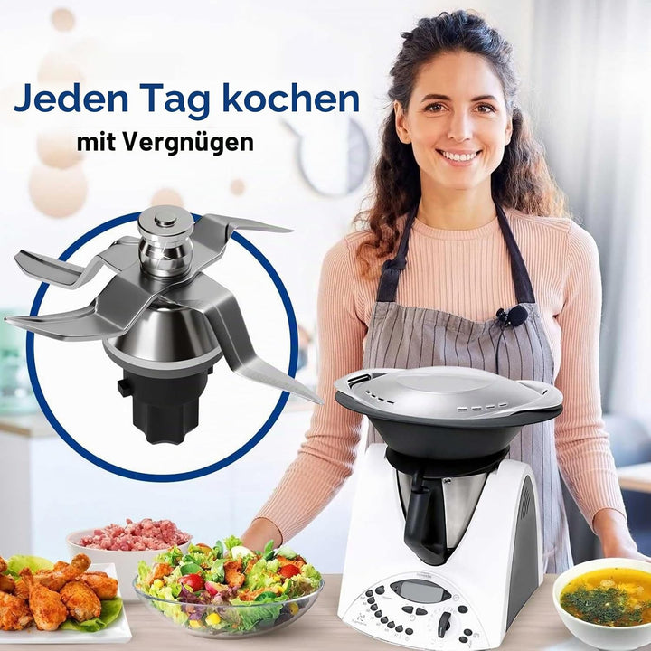 Ersatzklinge für Vorwerk Thermomix TM31,TM31 Messer Kompatibel mit Vorwerk Thermomix TM31,mit Dichtu