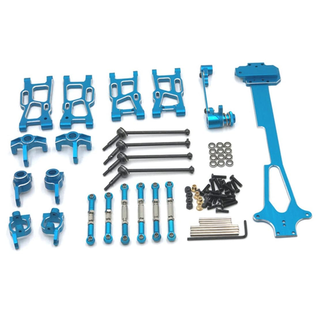 Yuikome Metall-Upgrade-ZubehöR-Modifikationskits für 144001 144002 144010 124017 124018 124019 RC-Up