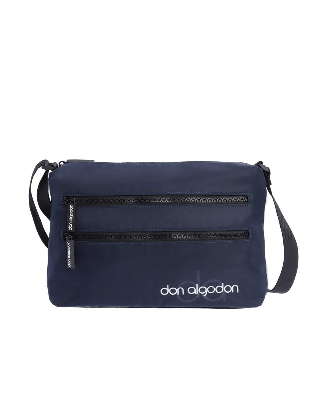 DON ALGODON Damen Zita Umhängetaschen, 30 x 9.5 x 19 cm Marineblau, Marineblau