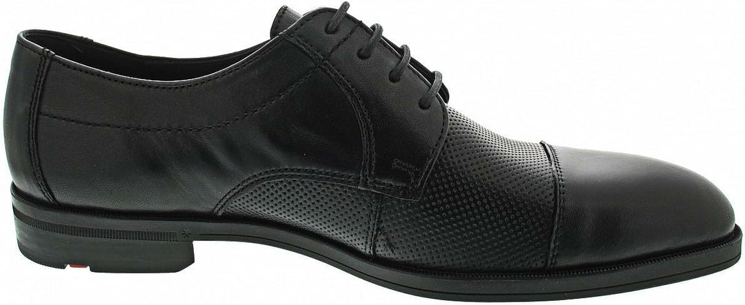 LLOYD Herren Schnürschuhe FOLCO, Männer Businessschuhe 41 EU Schwarz, 41 EU Schwarz