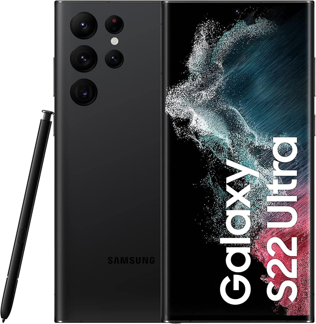 Samsung S908B/DS 5G S22 Ultra 12GB/256GB Phantom Black EU Entsperrt Schwarz 256 GB, Entsperrt Schwar