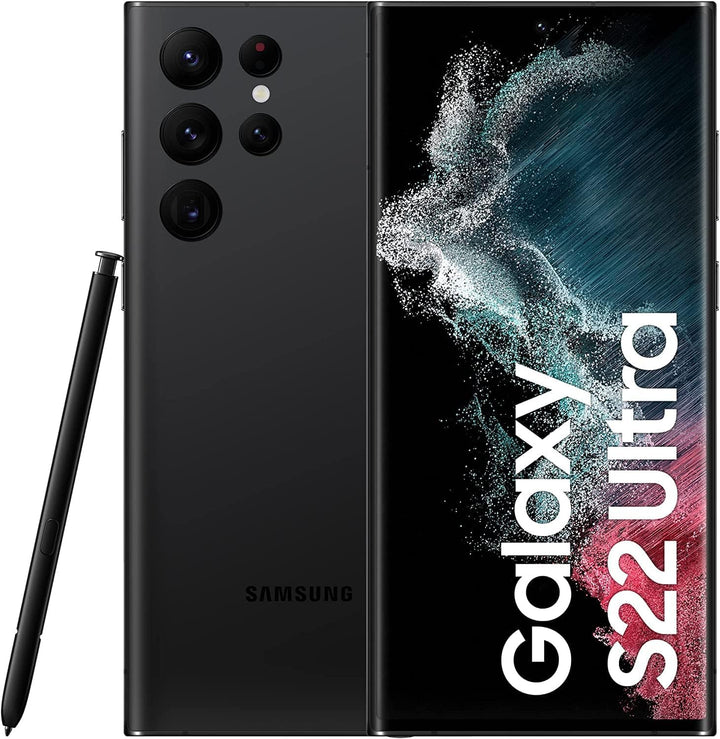 Samsung S908B/DS 5G S22 Ultra 12GB/256GB Phantom Black EU Entsperrt Schwarz 256 GB, Entsperrt Schwar