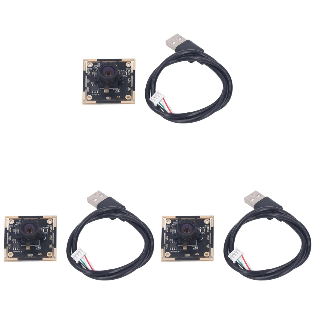 YWBL-WH USB 2.0 Kameramodul 1MP Weitwinkel 100°, 3 Stück PC Kamera Modul für Computer, Webcam Ersatz