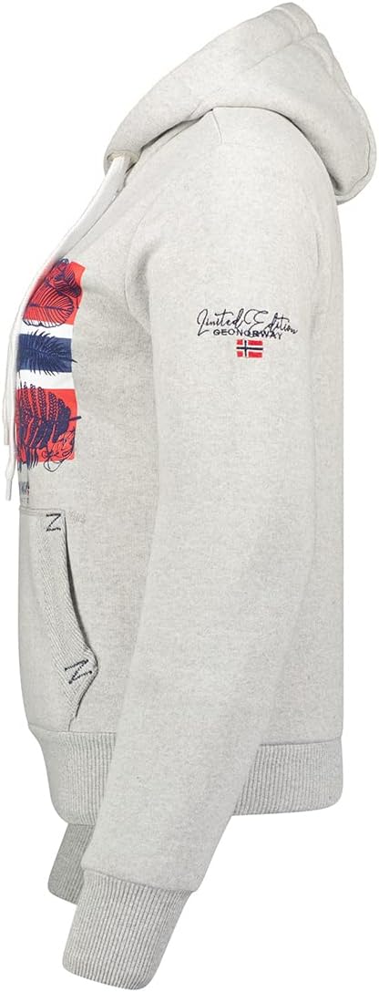 Geographical Norway Gpalm Lady - Frauen Sweatshirt Kapuze Taschen Känguru - Sweatshirt Frauen Pullov