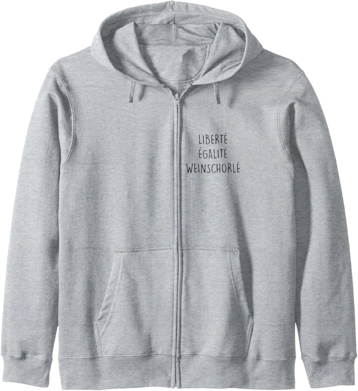 Liberte Egalite Weinschorle - Freiheit Gleichheit Wein. Fun Kapuzenjacke