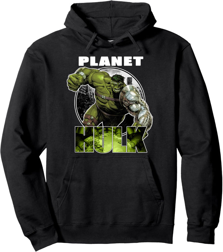 Marvel Planet Hulk Metal Arm Smash Pullover Hoodie