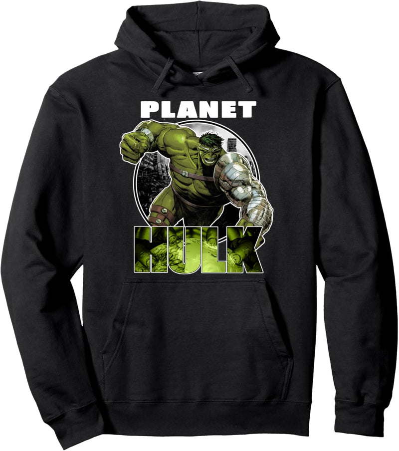 Marvel Planet Hulk Metal Arm Smash Pullover Hoodie