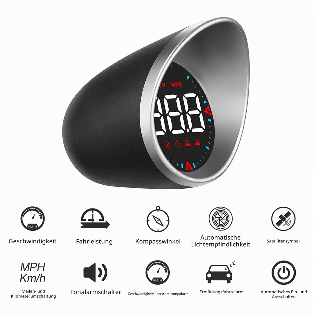 Auto HUD Tachometer, Universal Car Smart Digital Tachometer HUD Display GPS Tachometer für LKW Bus R
