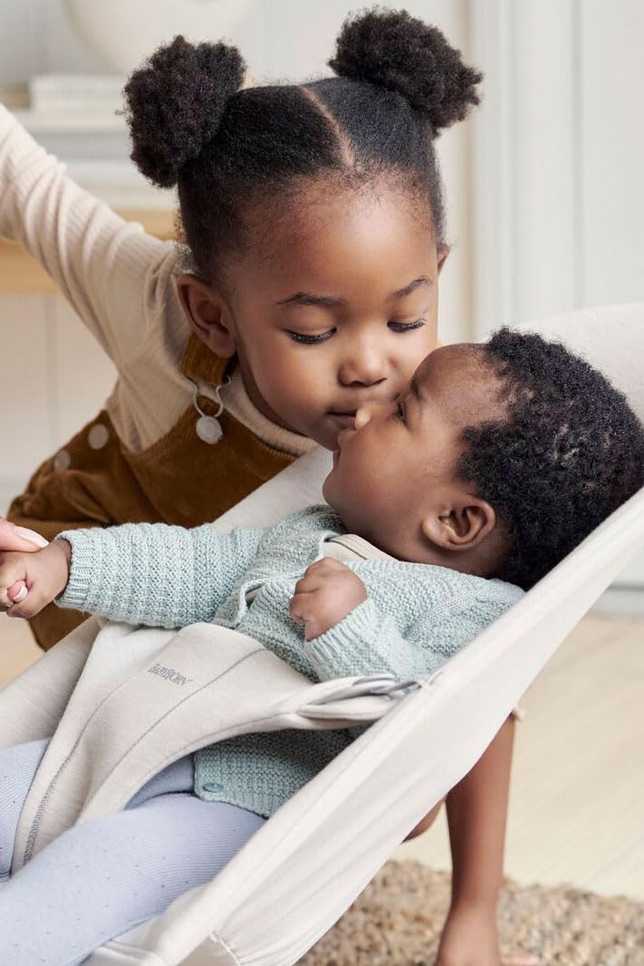 BabyBjörn Babywippe Bliss, 3D-Jersey, Hellbeige Hellbeige 3D-Jersey, Hellbeige 3D-Jersey