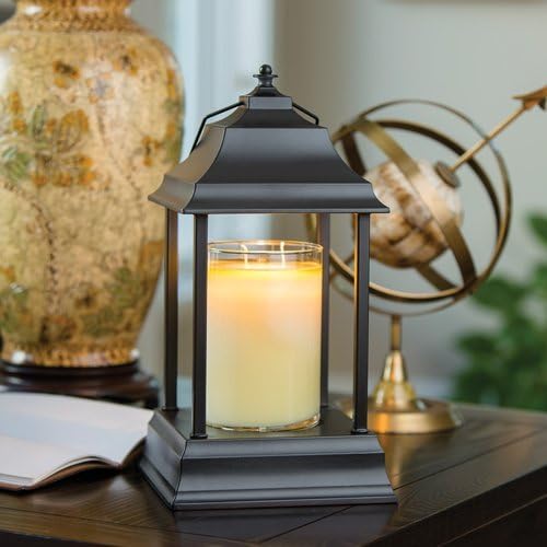 Candle Warmers CARRIAGE Laterne Kerzenwärmer schwarz, Schwarz