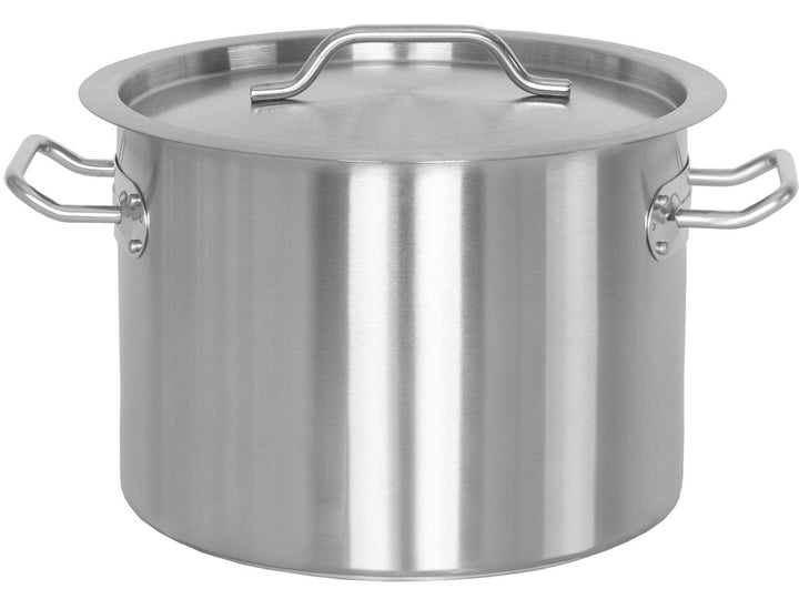 Beeketal 'BKT-9' Gastronomie Kochtopf ca. 8,5 Liter aus Edelstahl mit starken Griffen und Deckel, To