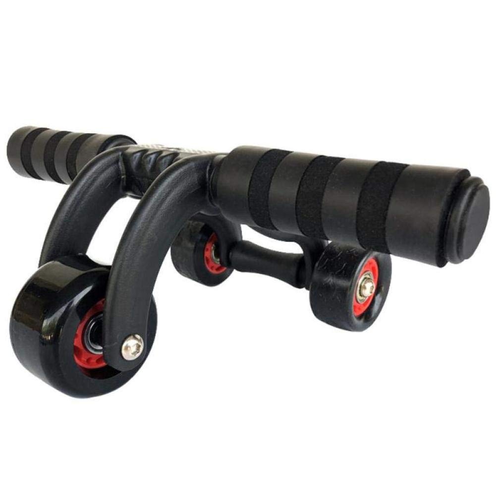 3-Rad-Netzrad Triple AB Roller Bauchknie Pad Stretch Bauch Widerstandsseil für Training Fitness Mach
