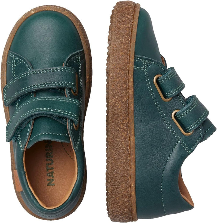Naturino Carex VL-Sneakers aus Leder 29 EU Dunkelgrün, 29 EU Dunkelgrün