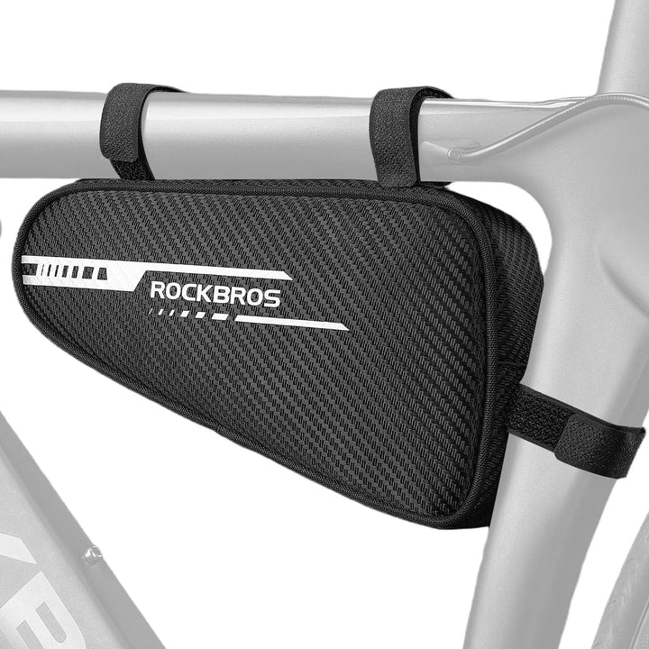 ROCKBROS Rahmentasche Dreieckstasche 1,2L Fahrradtasche für MTB, Rennräder Wasserabweisende Werkzeug