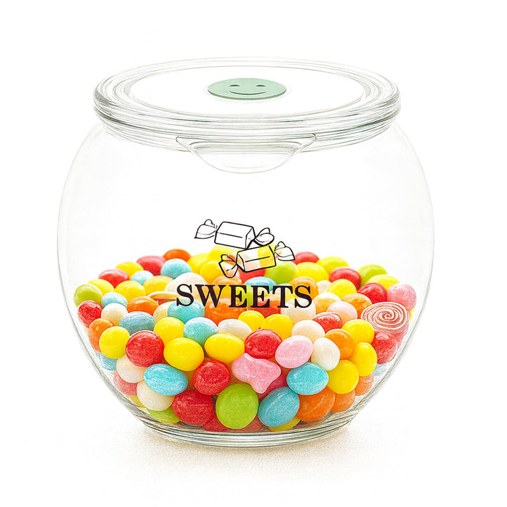 Keksdose mit Deckel aus Kunststoff – Luftdichter Keksbehälter 2,2L für Kekse, Snacks, Bonbons & Troc