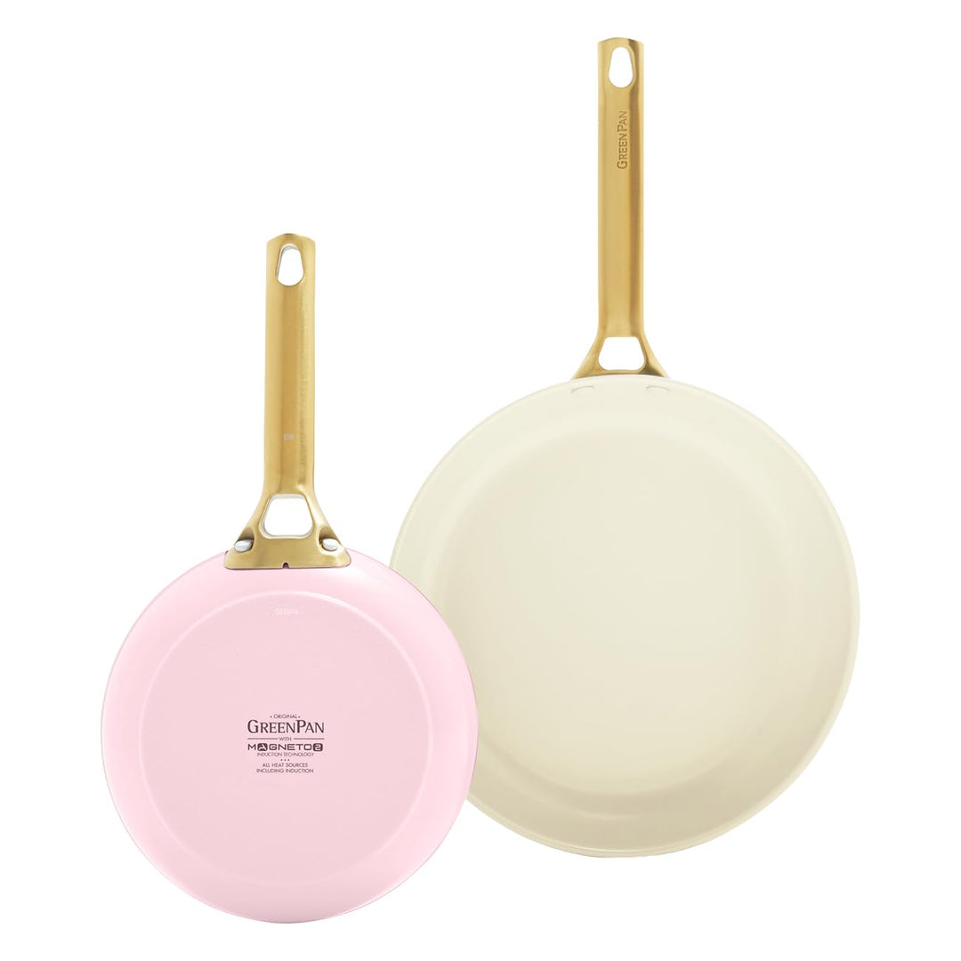 GreenPan Padova Reserve Bratpfannen-Set, 2-teilig, 20 cm &amp; 26 cm, Keramische Antihaftbeschichtung, P
