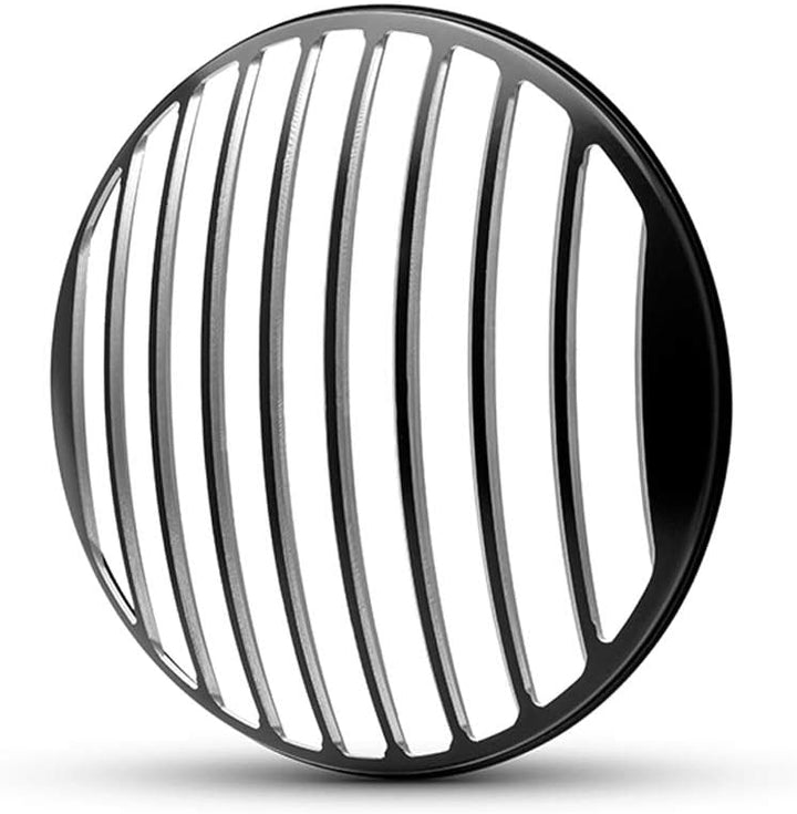 Motorrad Scheinwerfer Abdeckung 7.5" Zoll Schutz Scrambler Projekt Retro - Dünn Grill