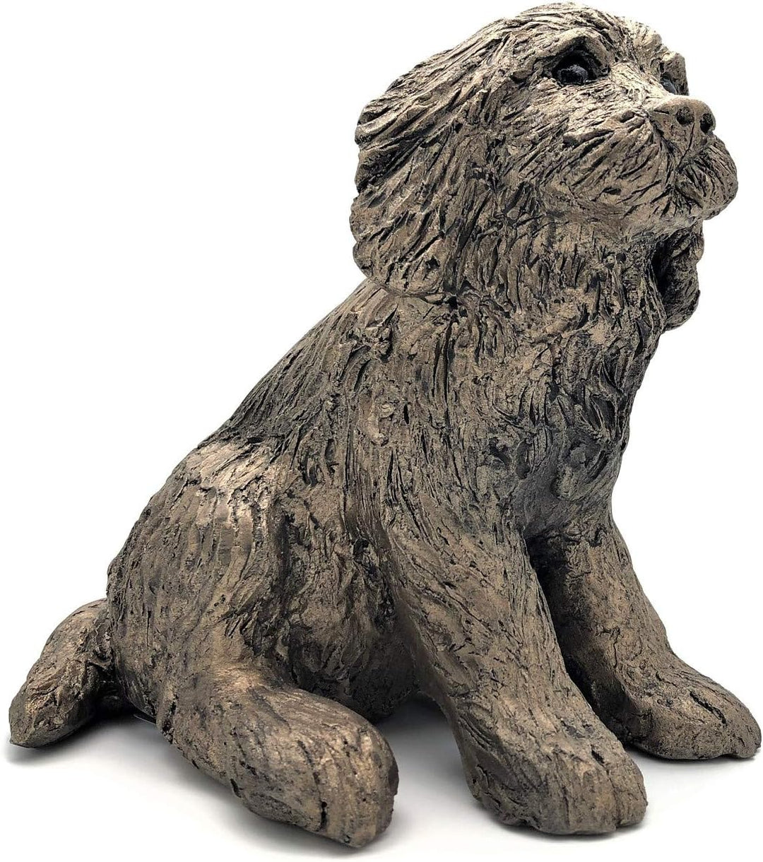 Frith Cocker Spaniel Raffles-Figur, kaltgegossene Bronze, hergestellt in Grossbritannien