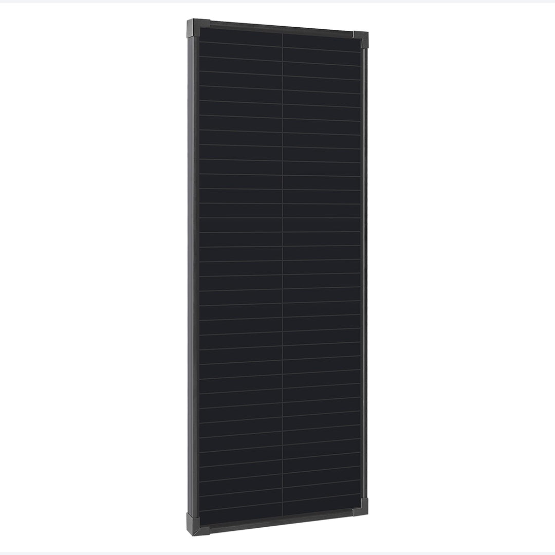 ECTIVE Solarpanel BSP 80 Black - 80W, 4,4A, 72 Zellen, für 12V 24V Batterieladeregler - Monokristall