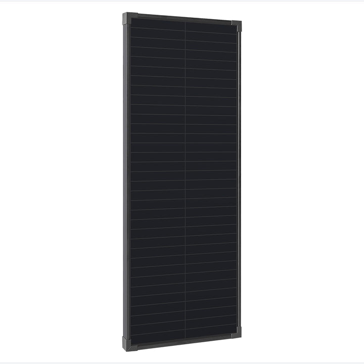 ECTIVE Solarpanel BSP 80 Black - 80W, 4,4A, 72 Zellen, für 12V 24V Batterieladeregler - Monokristall