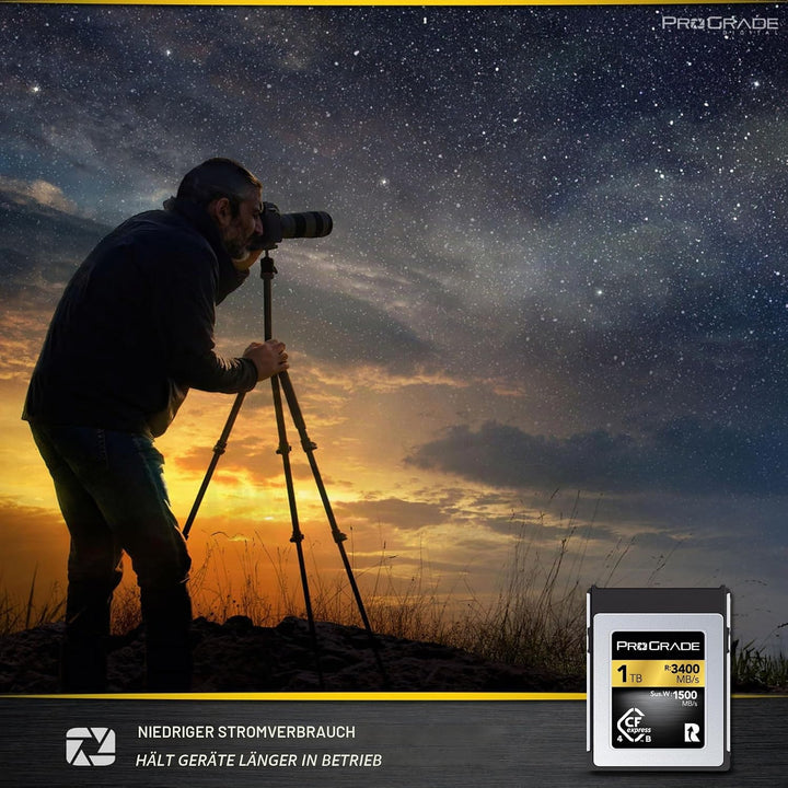 ProGrade Digital CFexpress 4.0 Typ B Speicherkarte für Kameras, optimiert für Express-Übertragung vo
