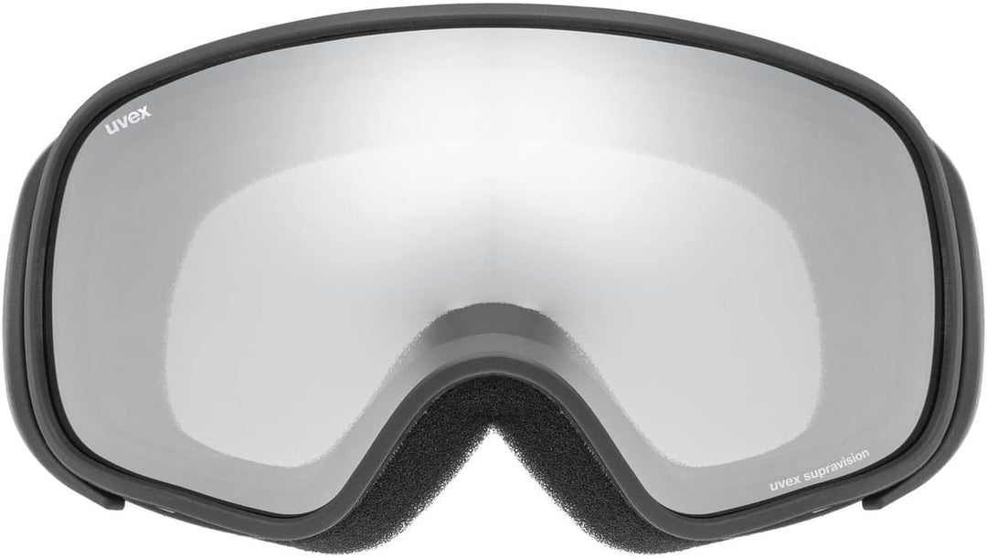 Uvex Unisex Kinder Scribble Fm Sph Skibrille (1er Pack), black/silver-clear