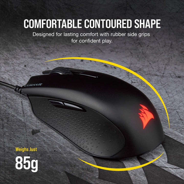 Corsair Harpoon PRO RGB Wired Lightweight FPS/MOBA Gaming Mouse - 12.000 DPI - 6 Programmierbare Tas