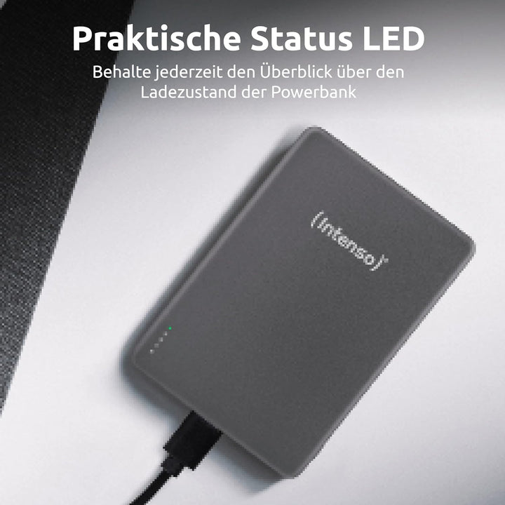 Intenso MW10000 Magnetische Powerbank 10000 mAh – MagSafe kompatibel, Wireless Charging 15W, USB-C P