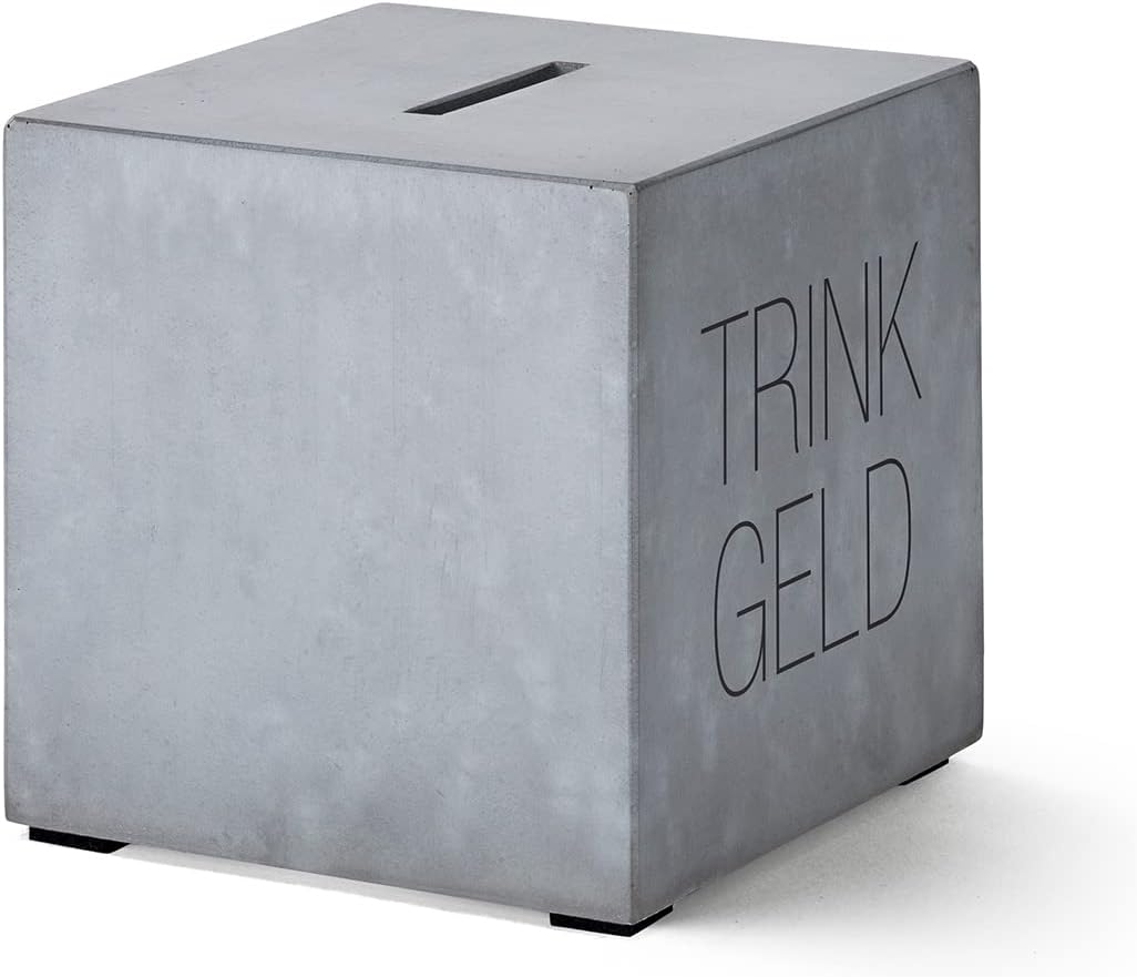 Spardose aus Beton Trinkgeld Trinkgeldkasse Kaffeekasse