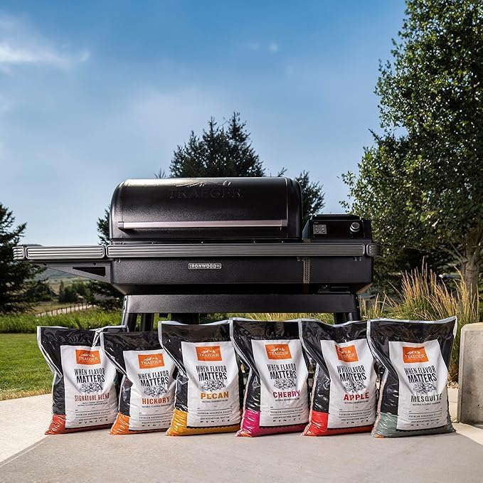 Traeger Grills Signature Blend 100% natürliche Holzpellets für Räucher- und Pelletgrills, BBQ, Backe