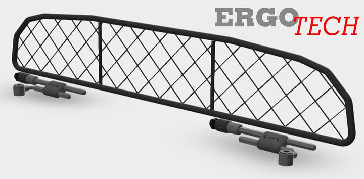 ERGOTECH Trennnetz Trenngitter Hundegitter für Volkswagen T-Cross, RDA65-HXXS16, für Hunde und Gepäc