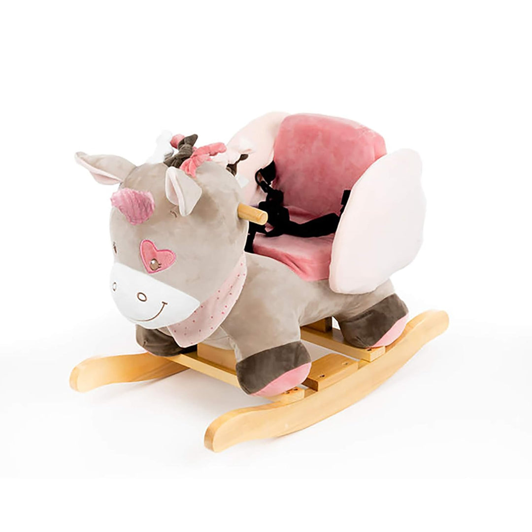 Nattou Schaukeltier ab 1 Jahr mit Gurt, Mädchen, rosa - Jade der Einhorn Einhorn Jade, Einhorn Jade