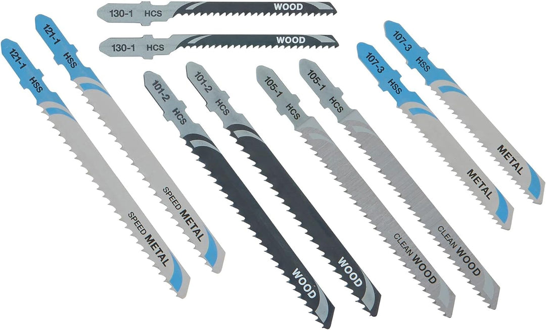 DeWalt HCS Stichsägeblatt-Set (10-tlg., für Holz und Metall) DT2294