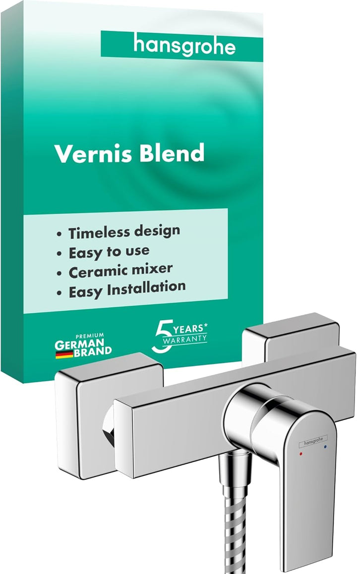 hansgrohe Vernis Shape - Duscharmatur Aufputz für 1 Verbraucher, Mischbatterie Dusche, Einhebelmisch