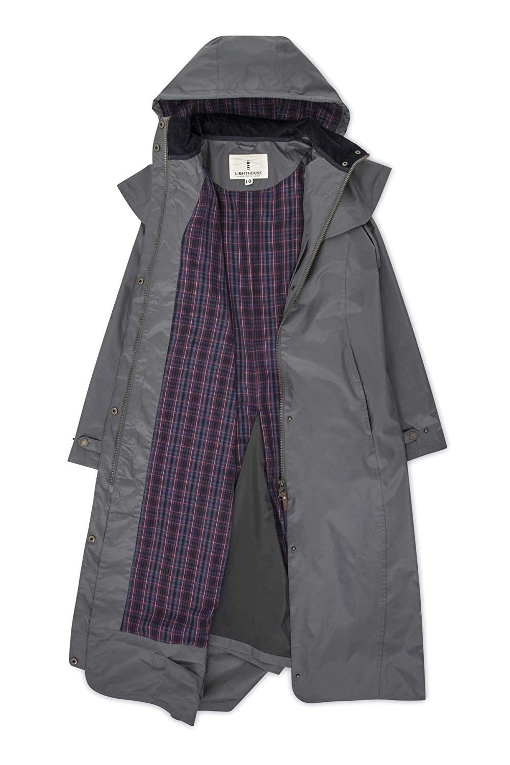 Lighthouse Outback - Damen Regenmantel - lang - wasserdicht 40 Urban Grau, 40 Urban Grau