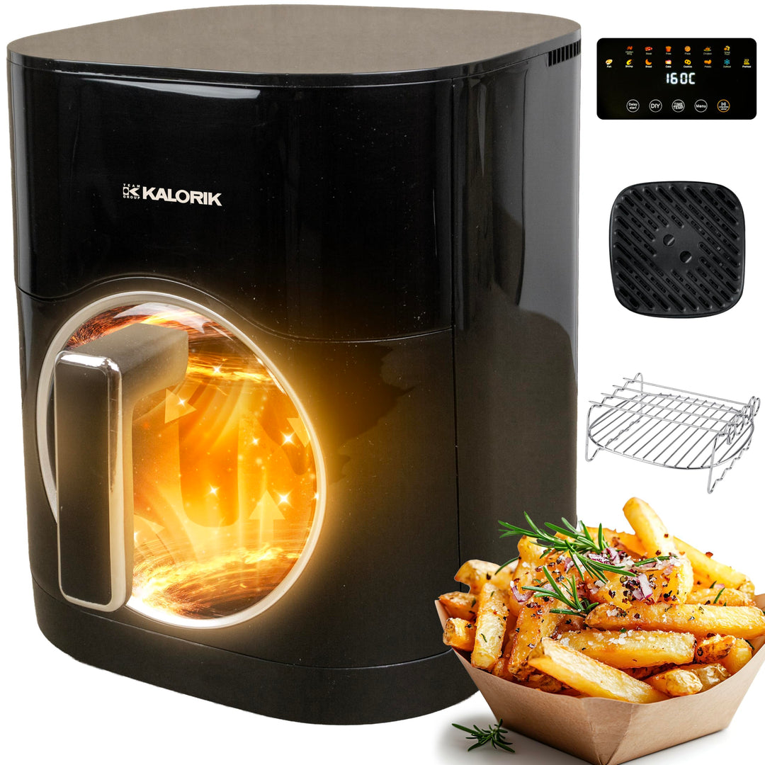 Kalorik - Airfryer - Heissluftfritteuse - XXL 6L, 40-200 °C - 13 Automatische Programme, Auftauen, A