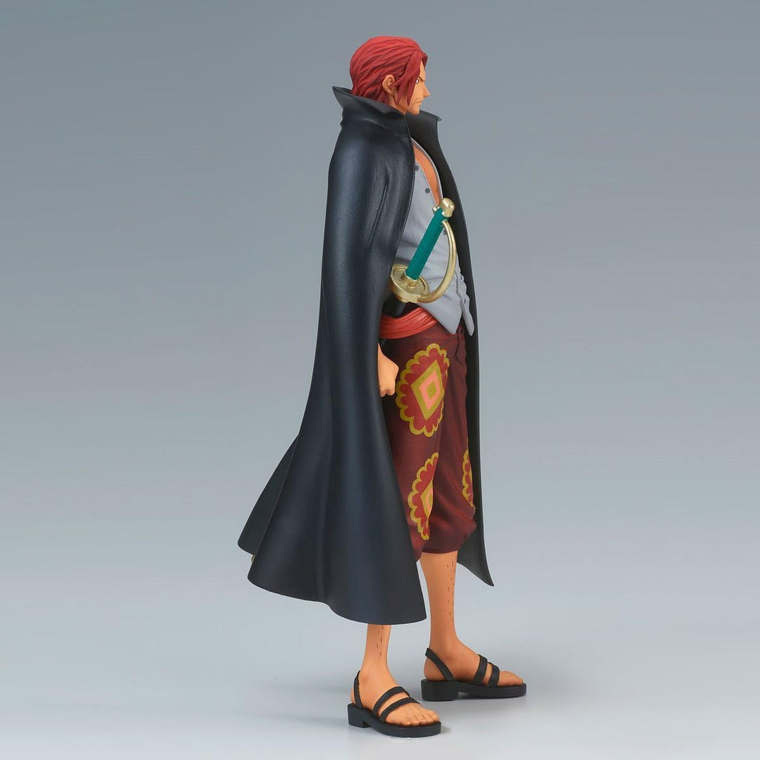 BANPRESTO Shanks One Piece Actionfigur, Film Red, Dxf The Grandline Series, 17 cm, Mehrfarbig, BP881